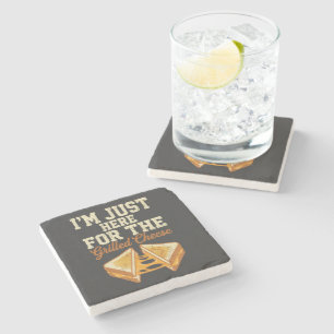 Grilled Cheese Day Stone Coaster