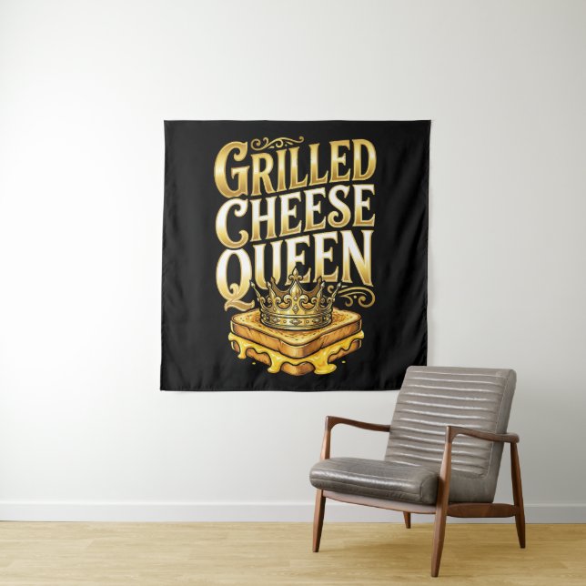 Grilled Cheese Day Tapestry (In Situ)