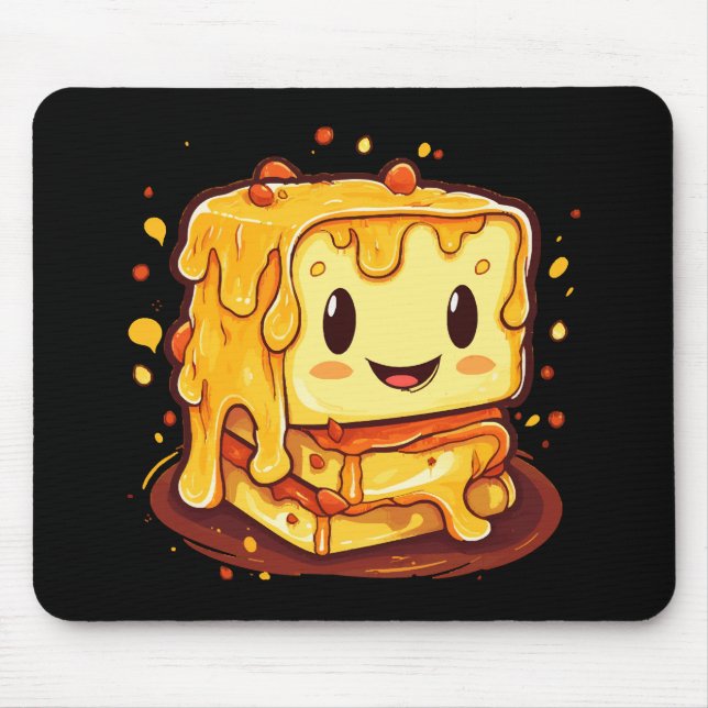 Grilled cheese lover mouse pad (Front)
