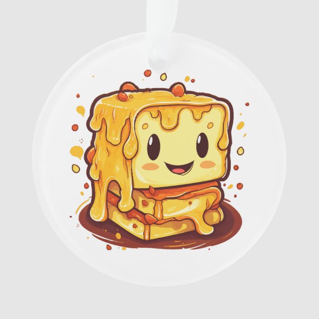 Grilled cheese lover ornament (Front)