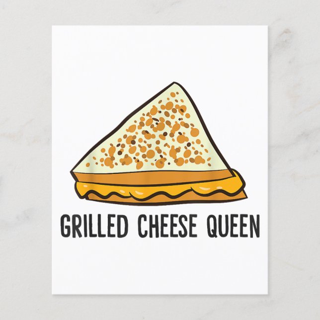 Grilled Cheese Queen Funny Grilled Cheese  (Front)