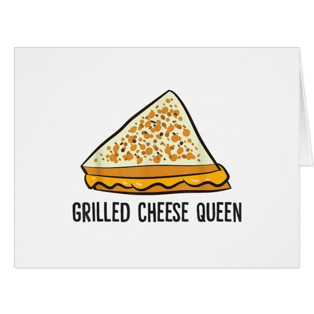 Grilled Cheese Queen Funny Grilled Cheese  (Front Horizontal)