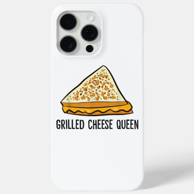 Grilled Cheese Queen Funny Grilled Cheese  Case-Mate iPhone Case (Back)
