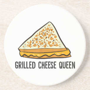 Grilled Cheese Queen Funny Grilled Cheese  Coaster