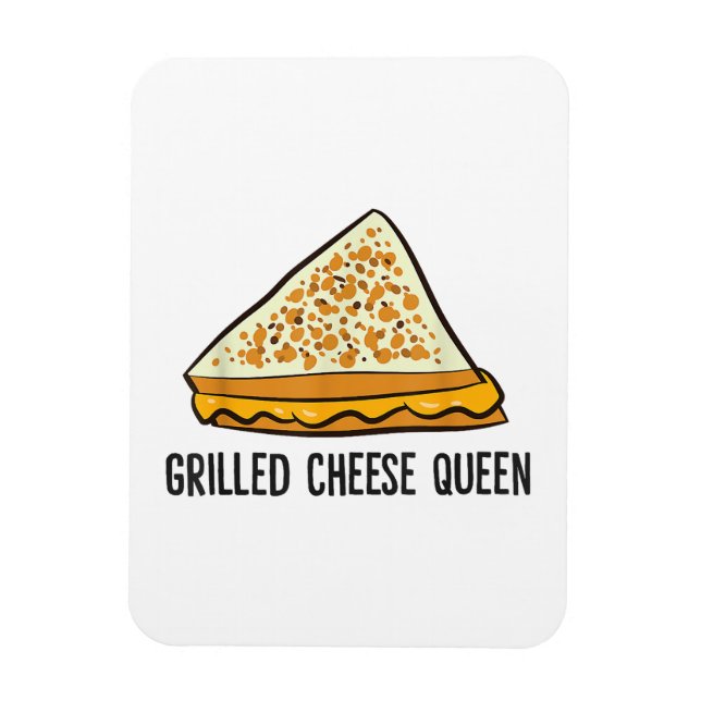 Grilled Cheese Queen Funny Grilled Cheese  Magnet (Vertical)