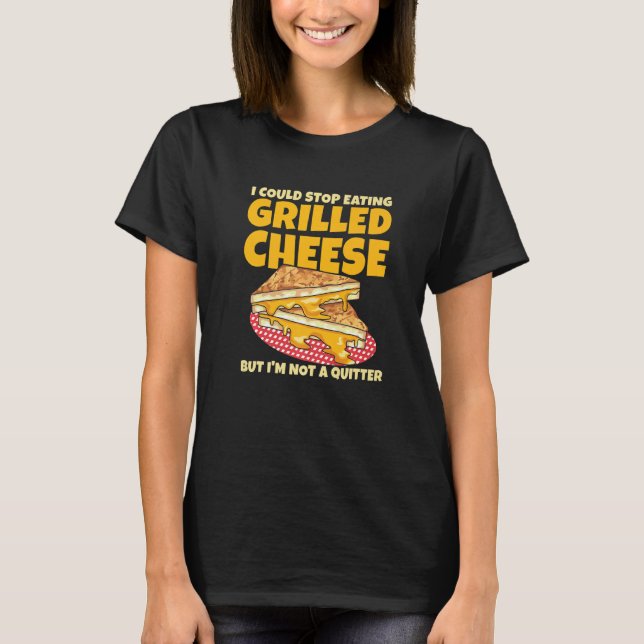 Grilled Cheese Sandwich for a Grilled Cheese T-Shirt (Front)