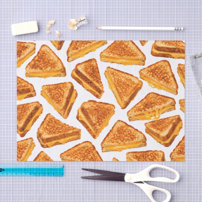 Grilled Cheese Sandwich Tissue Paper (Craft)