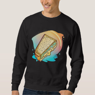 Grilled Cheese Vaporwave 90s and 80s Aesthetic Sweatshirt