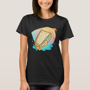 Grilled Cheese Vaporwave 90s and 80s Aesthetic T-Shirt