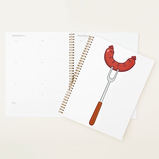 Grilled Sausage on BBQ Fork Planner (Creator Uploaded)