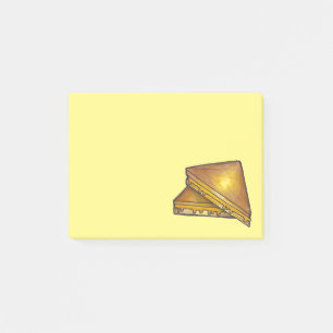 Grilled Toasted Cheese Toastie Sandwich Foodie Post-it Notes