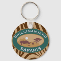 Grillimanjaro Keychain