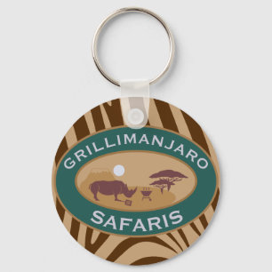 Grillimanjaro Keychain