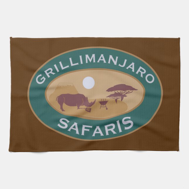 Grillimanjaro Towel (Horizontal)