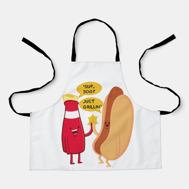 Grillin' and Chillin' Apron (Front)