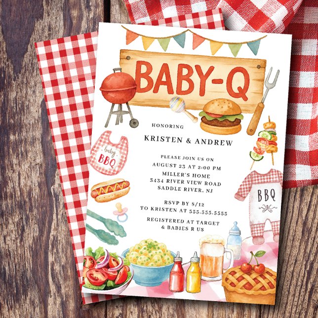 Grillin and Chillin Baby Shower  Invitation (Creator Uploaded)