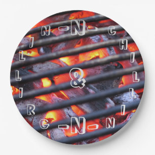 Grillin and Chillin Paper Plates