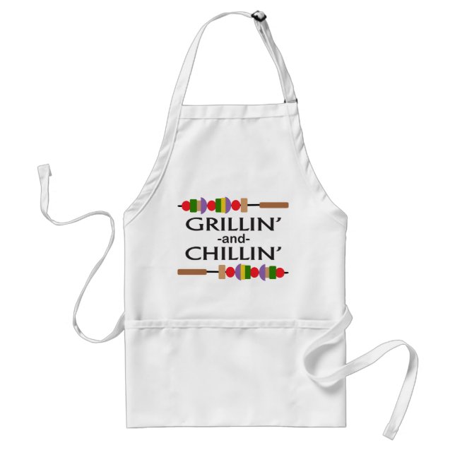Grillin and Chillin Standard Apron (Front)