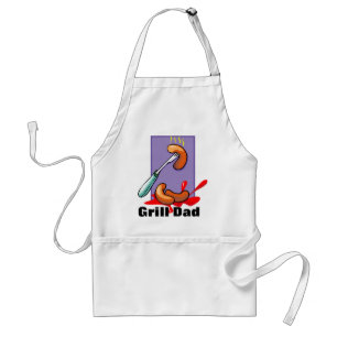Grillin' Day with Hot Dogs Standard Apron