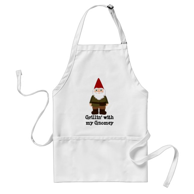 Grillin' with my Gnomey Standard Apron (Front)