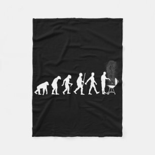 Grilling Design For Men Dad Bbq Smoking Barbecue M Fleece Blanket