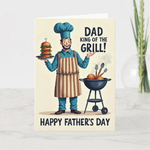 Grilling Fathers Day Feast Card