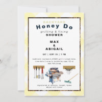 Grilling & Fixing Yellow Couples Shower 