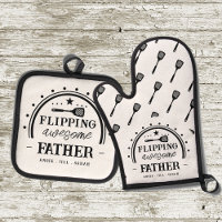 Grilling Flipping Awesome Father