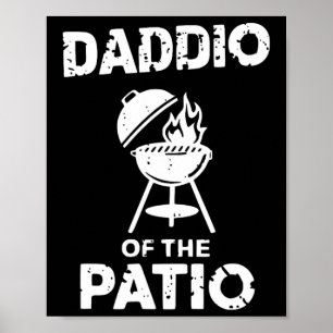 Grilling Funny Dad Bbq Party Smoker Pork Grill Mas Poster
