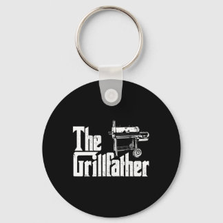 Grilling Smoker And Grill Chef Grillfather Grilled Key Ring