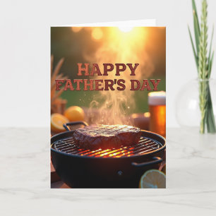 Grilling Sweet Fathers Day Card