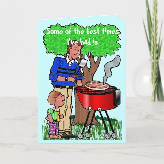 Grilling With Dad Card (Front)