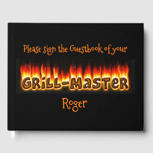 Grillmaster (customisable) guest book