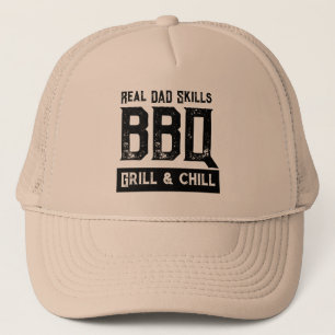 Grillmaster dad cool funny trucker hat