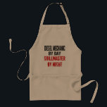 Grillmaster Diesel Mechanic Standard Apron<br><div class="desc">This apron featuring the quote "Diesel Mechanic by Day Grillmaster by Night" is perfect for any diesel mechanic that loves grilling.</div>
