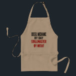 Grillmaster Diesel Mechanic Standard Apron<br><div class="desc">This apron featuring the quote "Diesel Mechanic by Day Grillmaster by Night" is perfect for any diesel mechanic that loves grilling.</div>