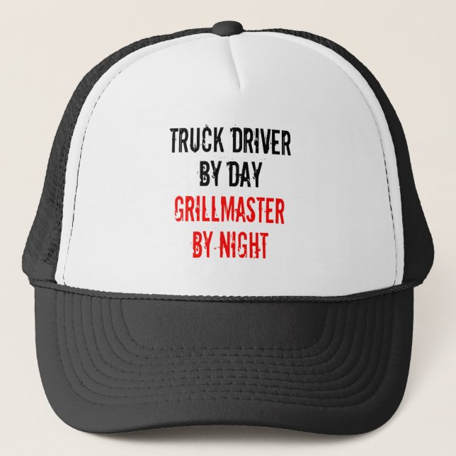 Grillmaster Truck Driver Trucker Hat (Front)
