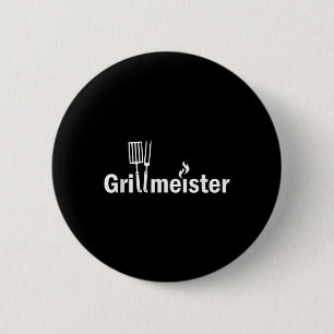Grillmeister Grillmaster, Bbq, Grilling 6 Cm Round Badge