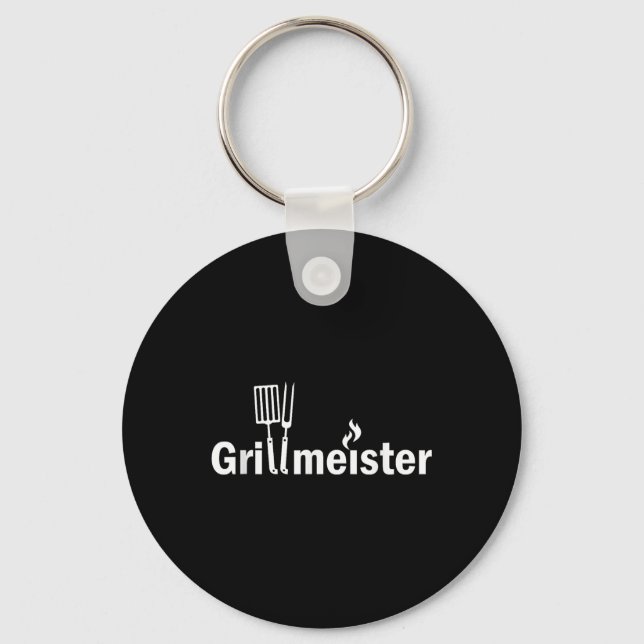 Grillmeister Grillmaster, Bbq, Grilling  Key Ring (Front)