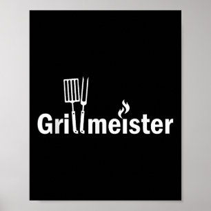 Grillmeister Grillmaster, Bbq, Grilling Poster