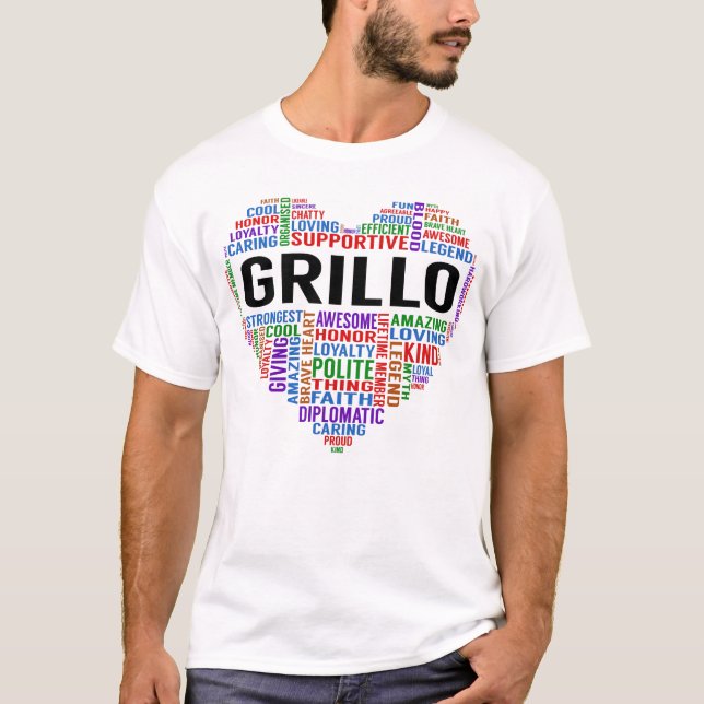 GRILLO Legend Heart T-Shirt (Front)