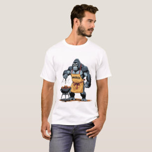 Grillzilla Dad – Funny Gorilla BBQ T-Shirt