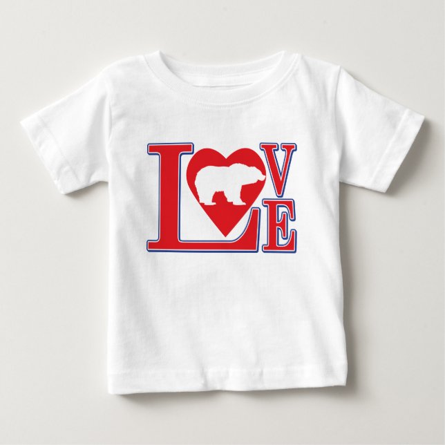 Grillzy Bear Love Baby T-Shirt (Front)