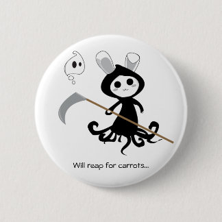 Grim Bunny 6 Cm Round Badge