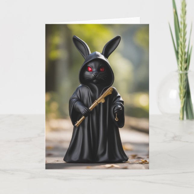 Grim Bunny Card (Front)