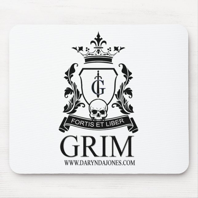 GRIM Final Logo.png Mouse Pad (Front)
