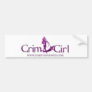 Grim Girl Bumper Sticker