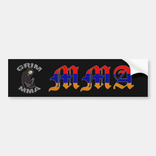 Grim MMA Armenia bumper sticker