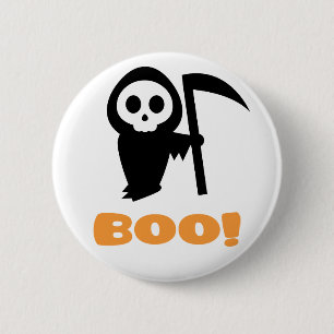 Grim Reaper 6 Cm Round Badge