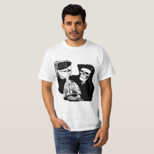 Grim Reaper and Man T-Shirt